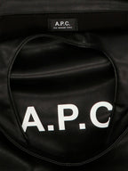 A.P.C. Black Polyethylene Tote Bag
