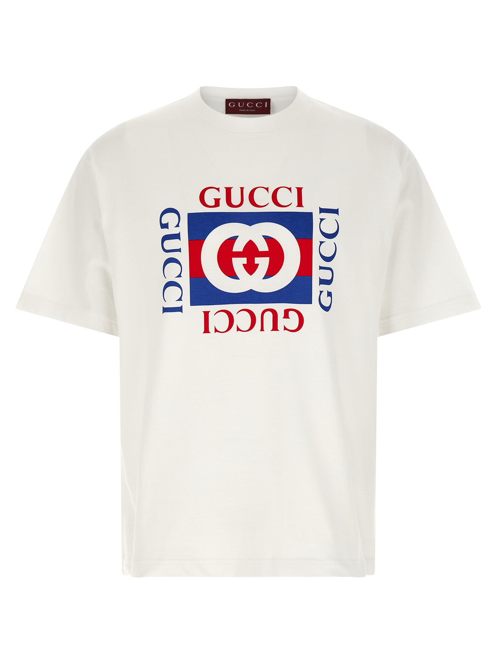 Gucci White Cotton T-Shirt
