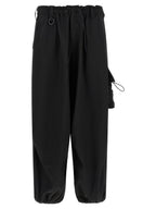Y-3 Black Polyester Cargo Pants