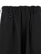 Y-3 Black Polyester Cargo Pants