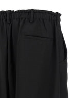 Y-3 Black Polyester Cargo Pants