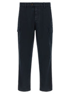 Brunello Cucinelli Blue Cotton Cargo Pants