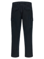 Brunello Cucinelli Blue Cotton Cargo Pants