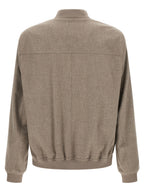 Brunello Cucinelli Gray Cashmere Bomber