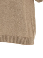 Brunello Cucinelli Beige Cashmere Cardigan