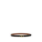 Valentino Garavani Black Lamb Ovis Aries Aries Regular Belt