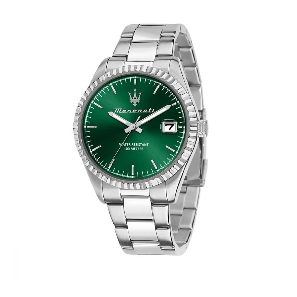 Maserati Gray Stainless Steel Dress Watch