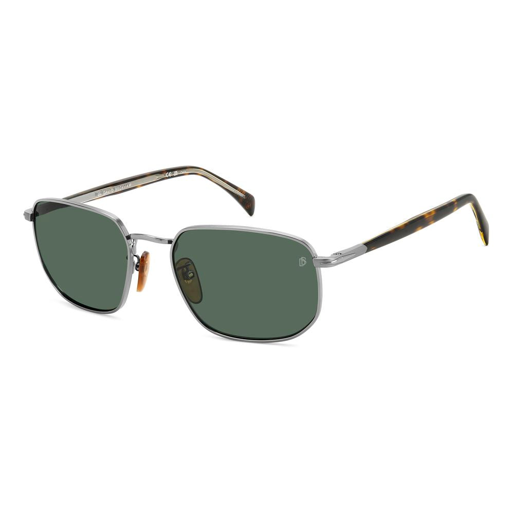 David Beckham Gray Metal Sunglasses