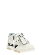 Off-White Bicolor Bovine Leather Sneakers