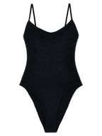 Hunza G Black Polyamide One-Piece Swimsuit