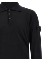 Stone Island Black Virgin Wool Cardigan