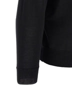 Stone Island Black Virgin Wool Cardigan