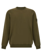 Stone Island Bicolor Cotton Sweatshirt