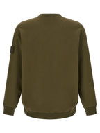 Stone Island Bicolor Cotton Sweatshirt