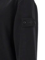 Stone Island Black Cotton Sweatshirt