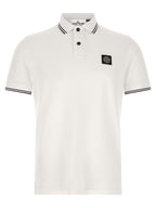 Stone Island Bicolor Cotton Polo Shirt