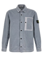 Stone Island Gray Cotton Blouse