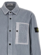 Stone Island Gray Cotton Blouse