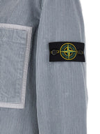 Stone Island Gray Cotton Blouse