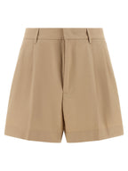 Fabiana Filippi Brown Cotton Bermuda Shorts