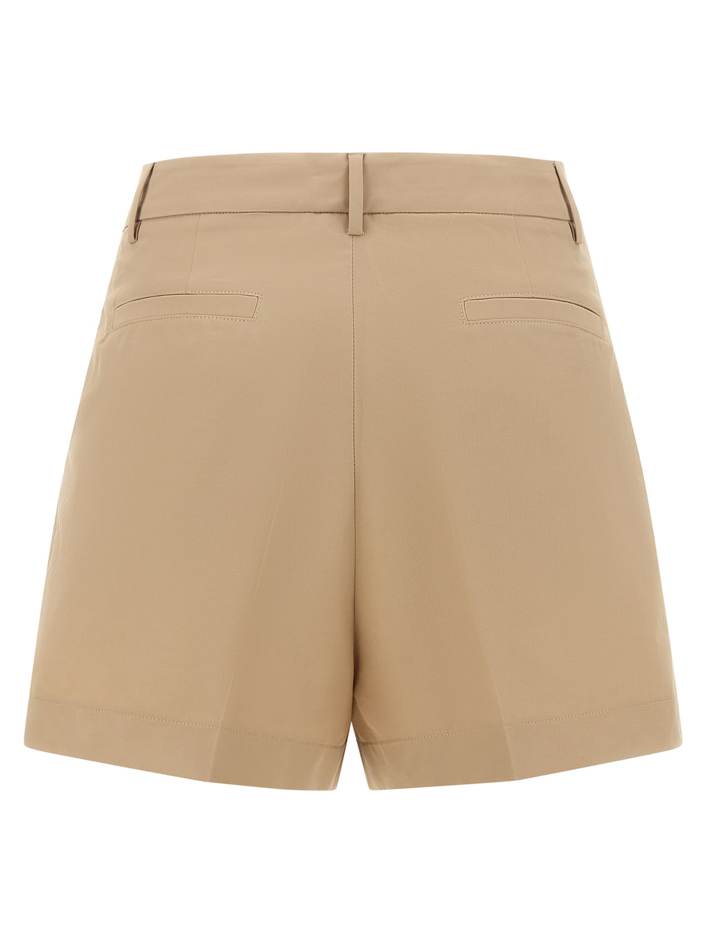 Fabiana Filippi Brown Cotton Bermuda Shorts