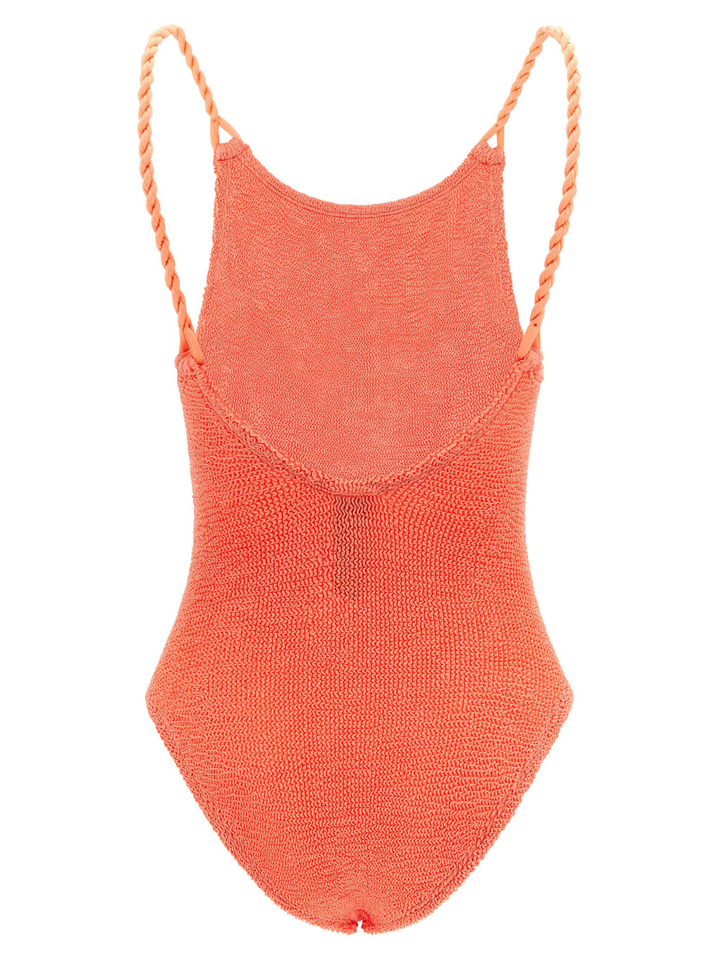 Hunza G Orange Polyamide One-Piece Swimsuit