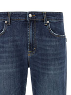 Department 5 Blue Cotton Cropped Jeans