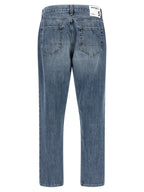 Department 5 Blue Cotton Tapered Jeans