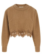 Chloé Beige Wool Cardigan