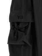 Y-3 Black Polyamide Cargo Pants