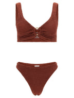 Hunza G Brown Polyamide Bikini