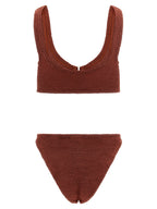 Hunza G Brown Polyamide Bikini