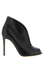 Gianvito Rossi Black Lamb Leather Ankle Boots