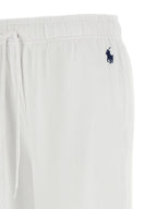 Polo Ralph Lauren White Cotton Joggers (Workout Pants)