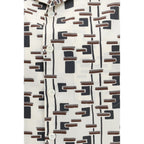 Prada Beige Cotton Pattern Shirt