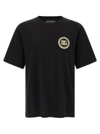 Dolce & Gabbana Black Cotton T-Shirt