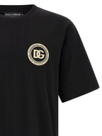 Dolce & Gabbana Black Cotton T-Shirt