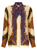 Gucci Multicolor Silk Blouse