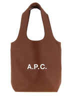 A.P.C. Brown Polyester Handbag