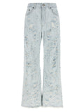 Haikure Blue Cotton Jeans Denim