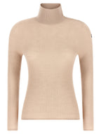 Moncler Beige Virgin Wool Cardigan