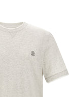 Brunello Cucinelli Gray Cotton T-Shirt