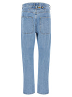 Thom Browne Blue Cotton Straight-Leg Jeans