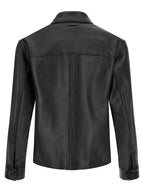 Marni Multicolor Calfskin Leather Jacket