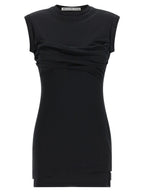 Alexander Wang Black Cotton Short Dress