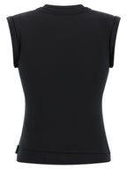 Alexander Wang Black Cotton Sleeveles T-Shirt