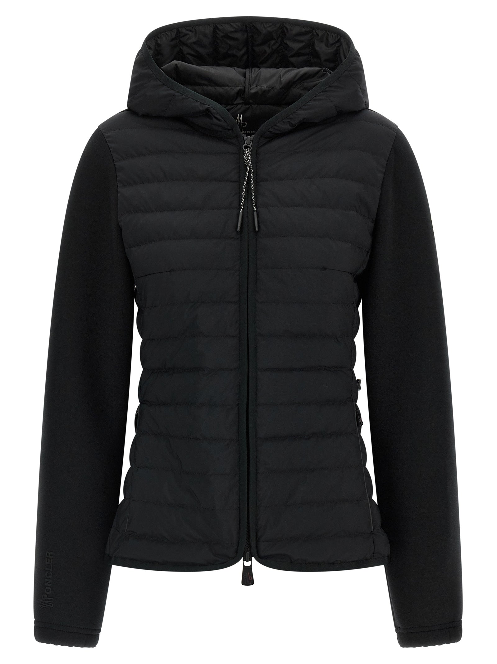 Moncler Grenoble Black Polyamide Full-Length Jacket