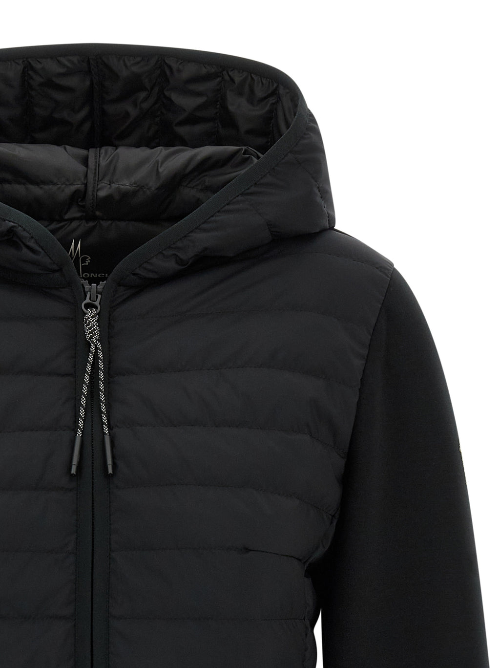 Moncler Grenoble Black Polyamide Full-Length Jacket