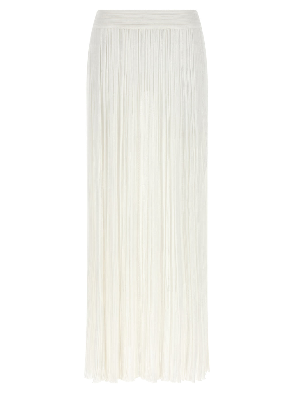 ANTONINO VALENTI White Viscose Mini Skirt