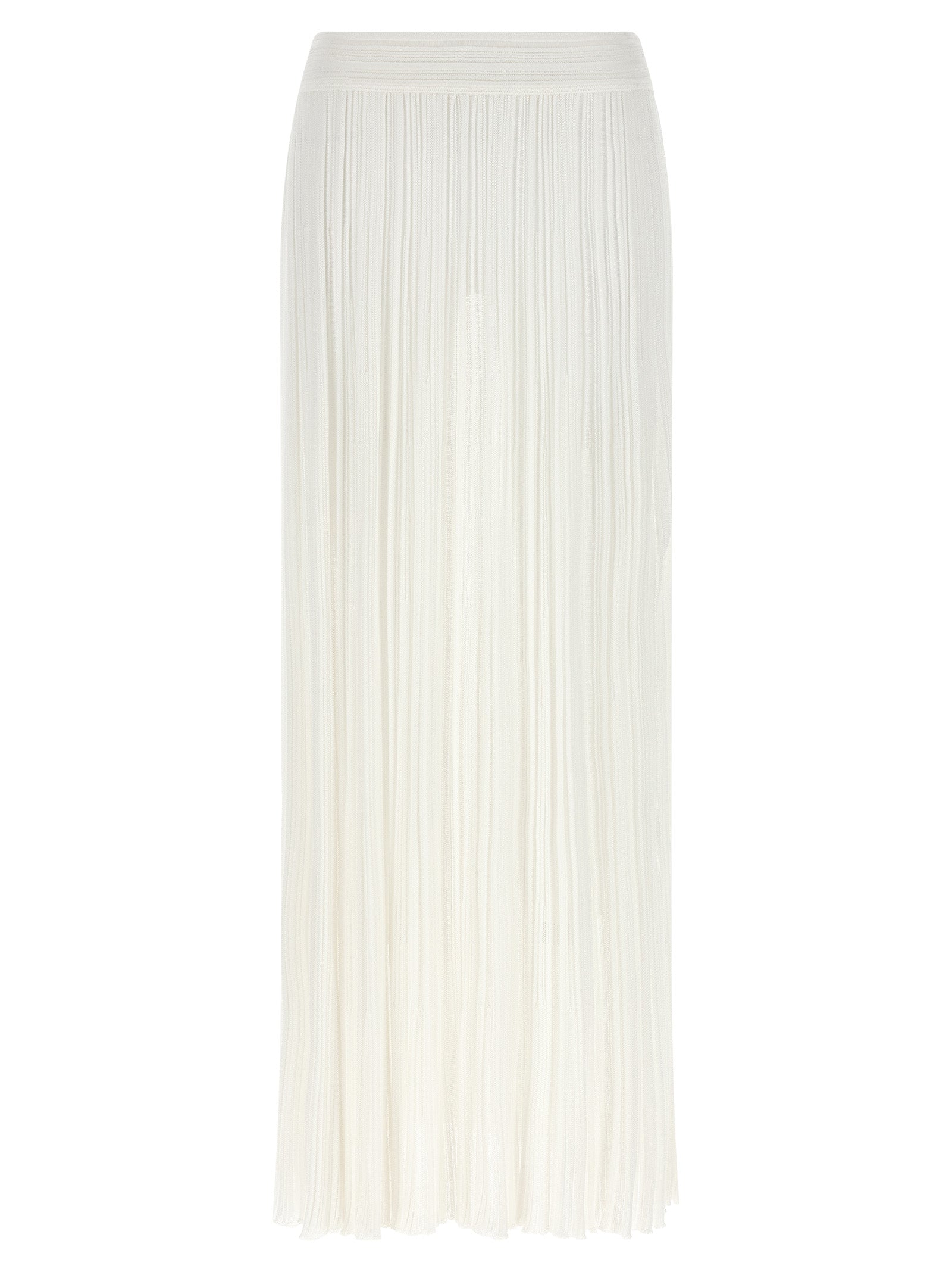 ANTONINO VALENTI White Viscose Mini Skirt